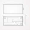 Miroir Sense 4 LED 140 – Image 5